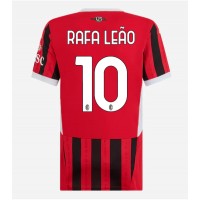 AC Milan Rafael Leao #10 Hjemmedrakt Dame 2024-25 Kortermet